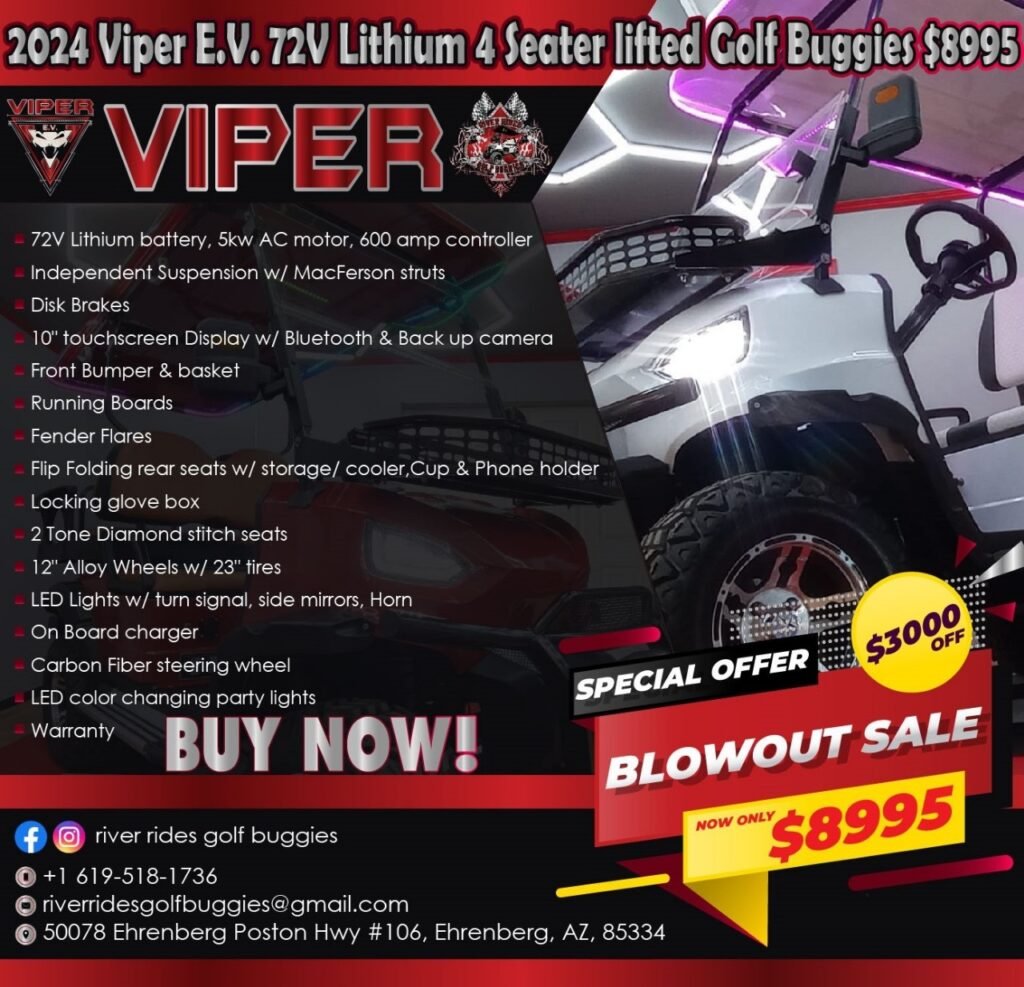 Seller promotion on Viper EV